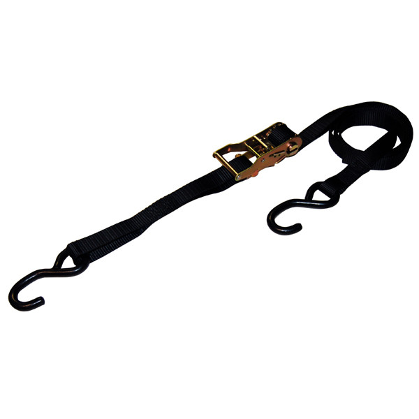Bulk 1" x 16' Contractor S-Hook Utility Ratchet Strap