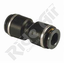 KV2H13-00 - Straight Union 1/2"  - Composite DOT Push-To-Connect Air Brake Fittings