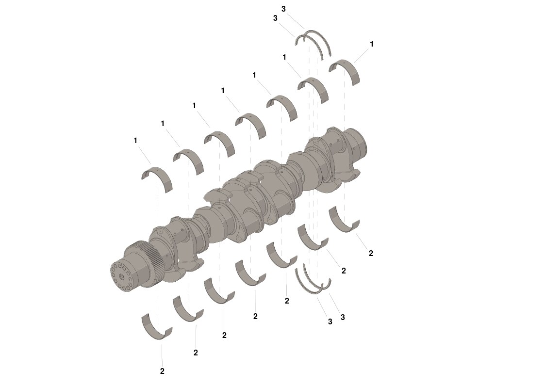 SET,MAIN BEARING (STD)