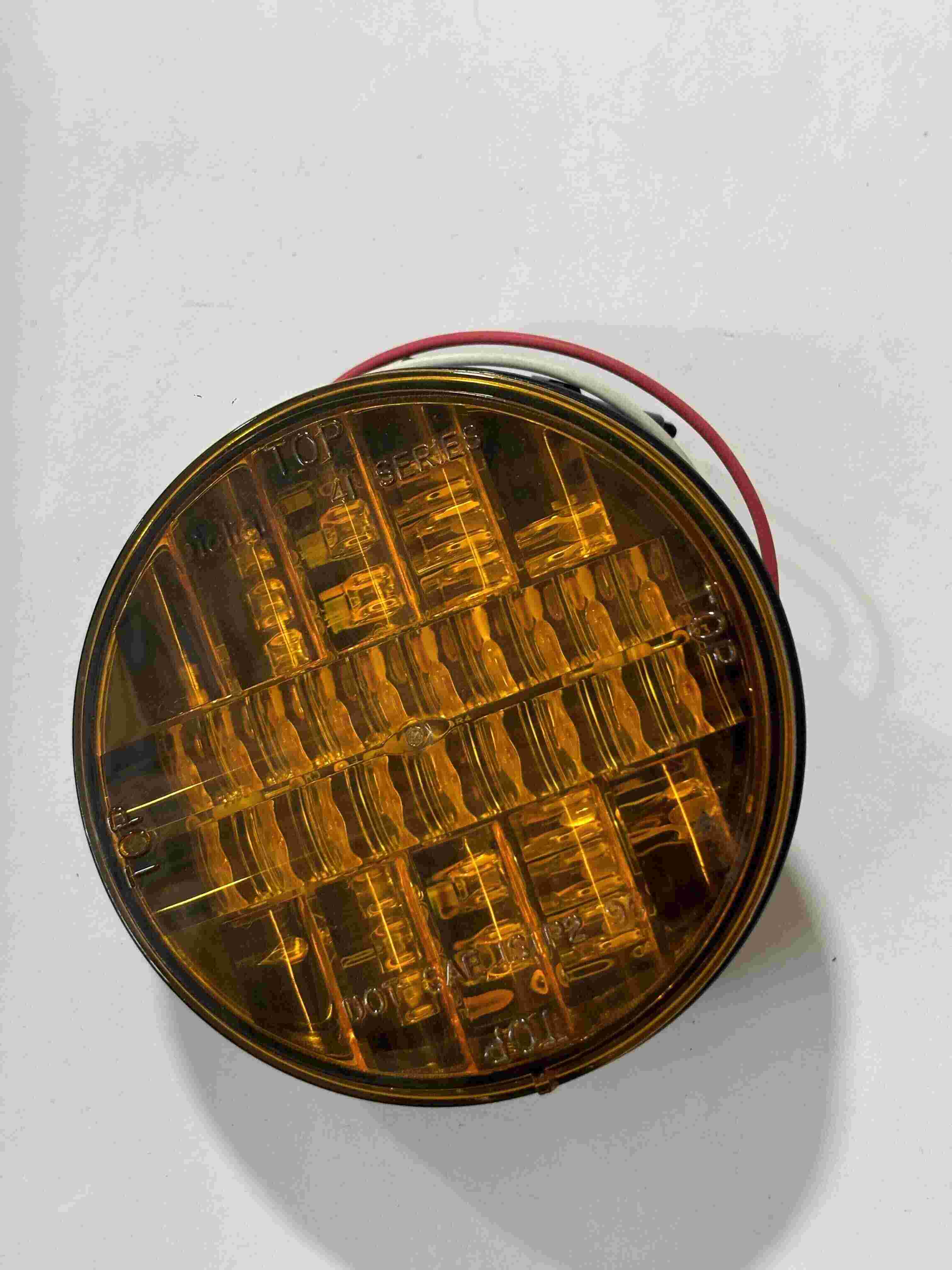 LIGHT 24V - 4 IN LED AMBER DIA