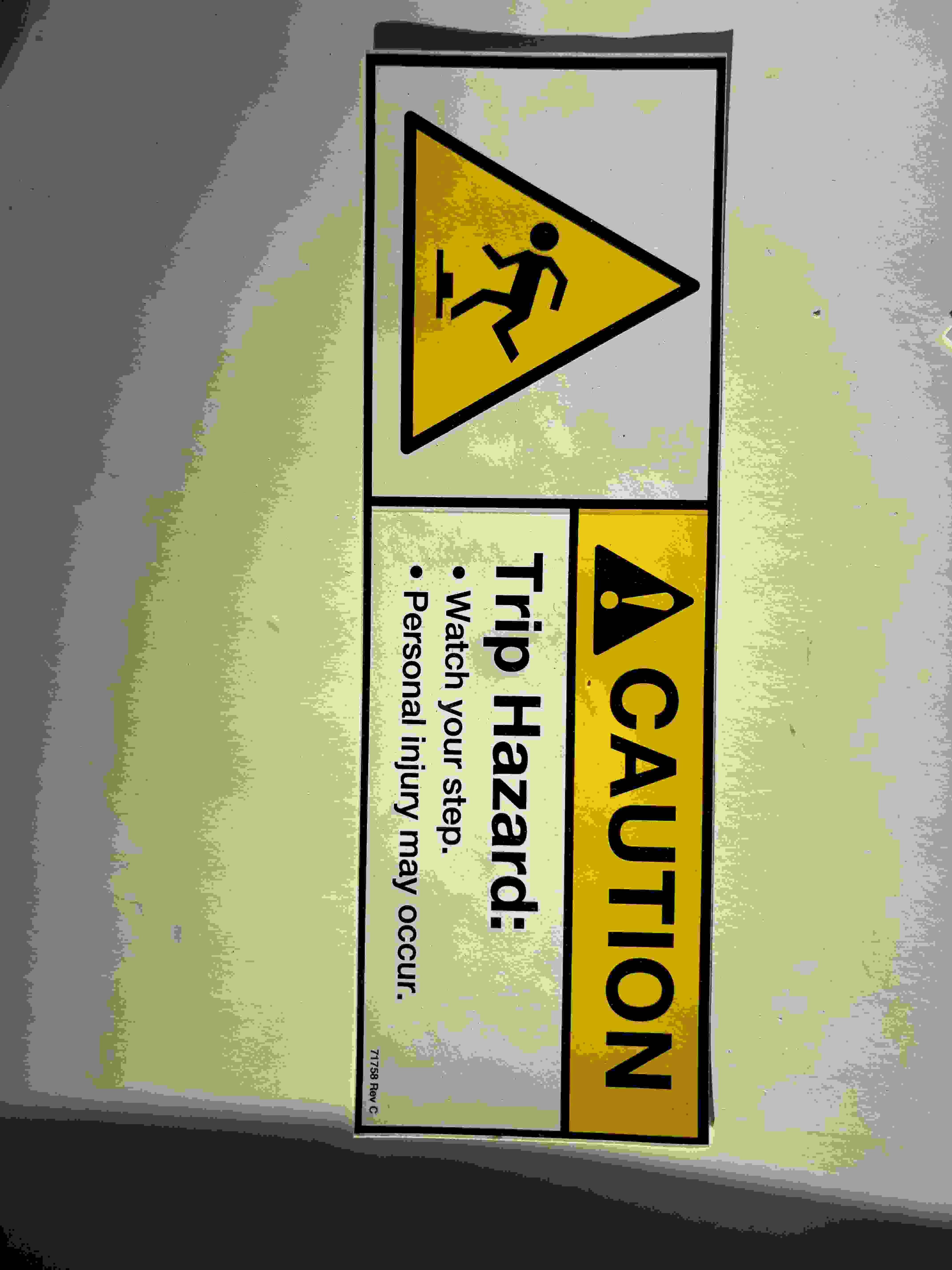 WATCH YOU STEP DECAL