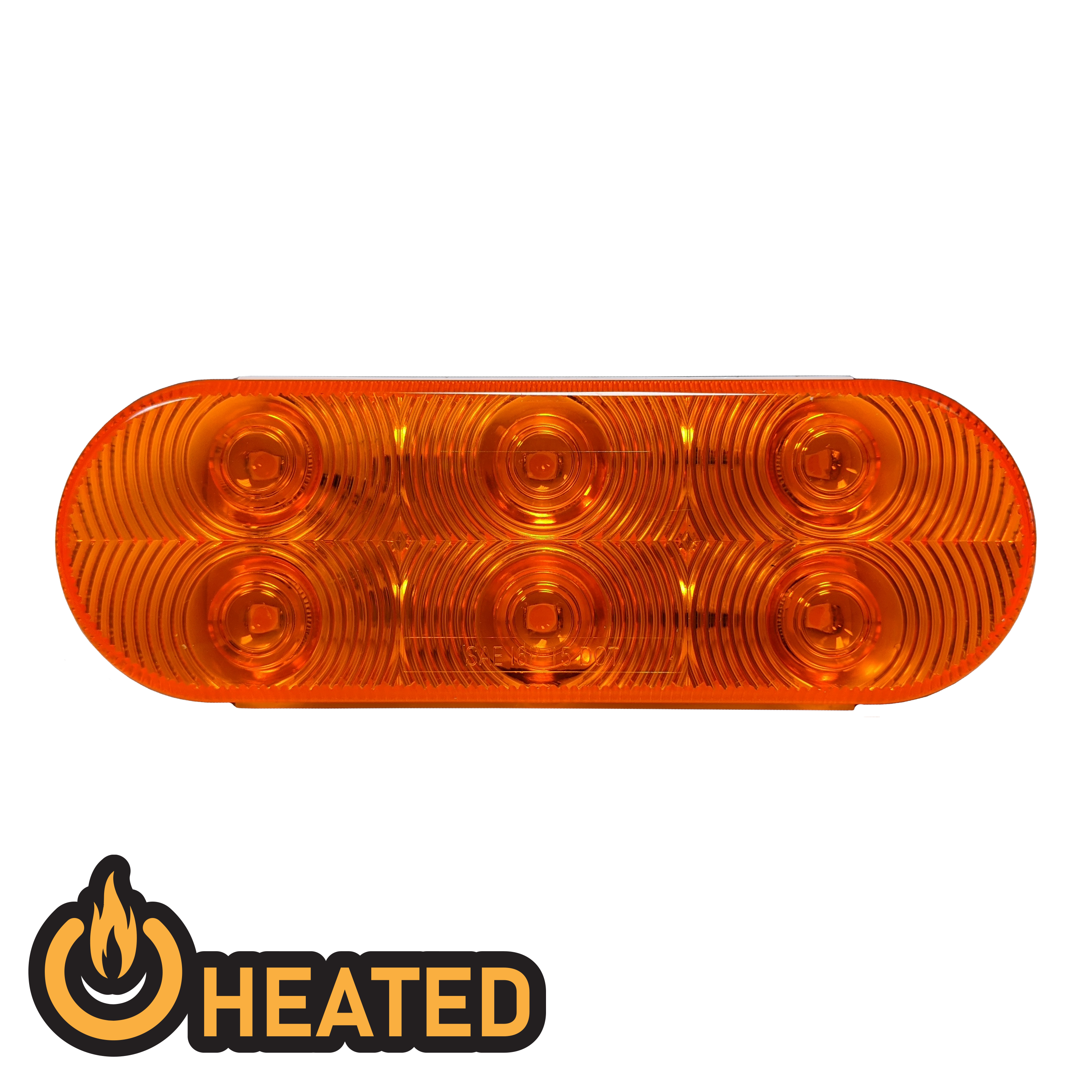 Heated LED Oval Signal Lamp