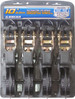 Black Ratchet Tie-Down 4 Pack S-Hooks