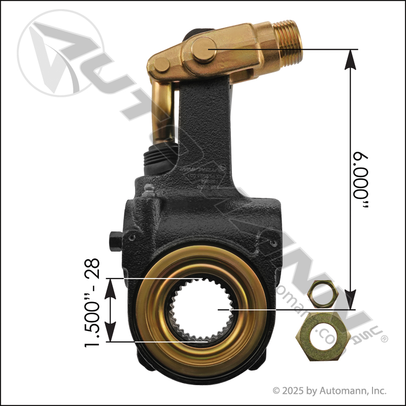Gunite Type Slack Adjuster 6in