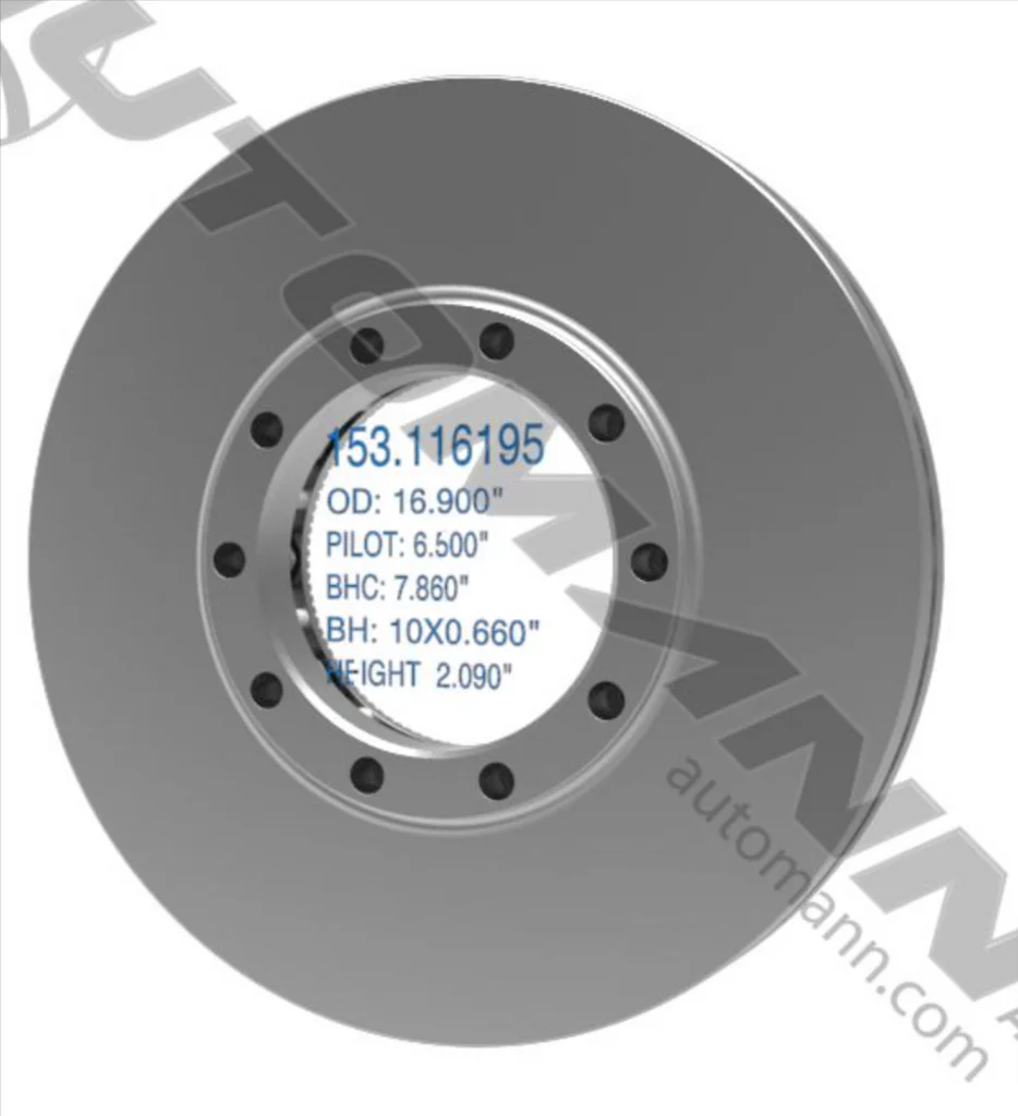 Air Disc Rotor 16.900in